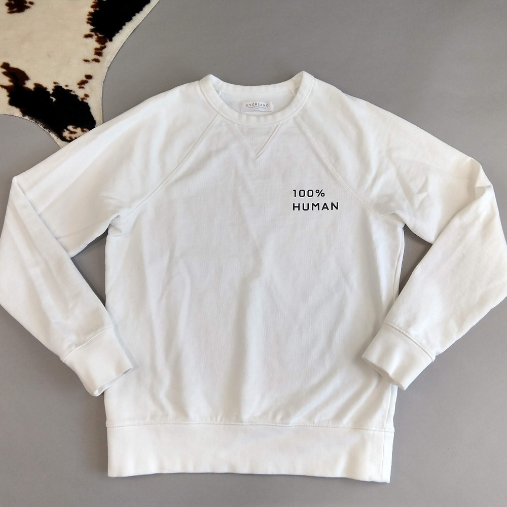 Everlane XS 100% Human French Terry Sweatshirt